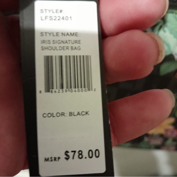 London Fog Floral Crossbody Bag New With Tags - Picture 2 of 12